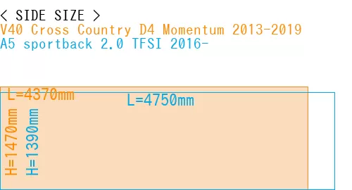 #V40 Cross Country D4 Momentum 2013-2019 + A5 sportback 2.0 TFSI 2016-